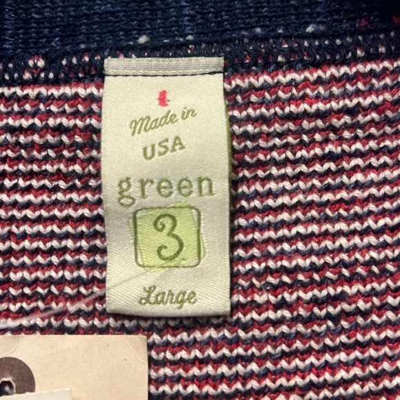 Green 3 Stars Cardigan Sweater - Picture 5 of 5